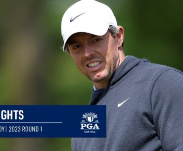 Rory McIlroy Recovers to Shoot 1-Over 71 | Round 1 | 2023 PGA Championship