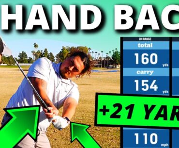 Golf Lesson w/ Jeremy: Right HAND BACK To Compress 21 More Yards (Powered By TOPTRACER)