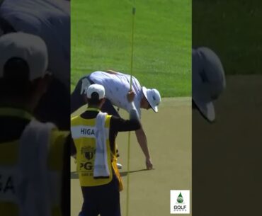 Unbelievable! Joel Dahmen's Incredible Par Save: Walking it in at PGA Championship #Shorts