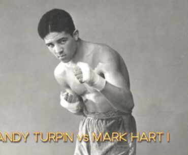 Randy Turpin vs Mark Hart I - Early fight of MW Champ Turpin