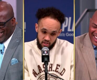 Shaq and Chuck won't stop roasting Derrick White's hairline 😭