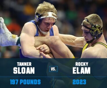 Tanner Sloan vs. Rocky Elam — 197 LB Semifinals - 2023 NCAA Wrestling Championships