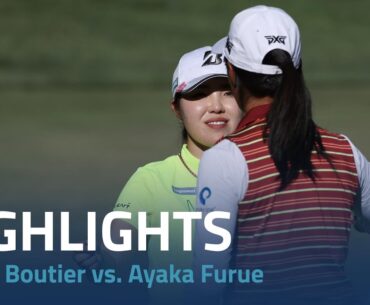 Celine Boutier vs. Ayaka Furue Highlights - Day 4 Bank of Hope LPGA Match-play