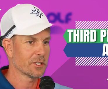 Henrik Stenson SHARES third place at the LIV Golf DC after Round Two