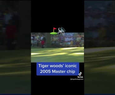 Tiger woods’ iconic 2005 Master chip #shorts #golf #tigerwoods #themasters