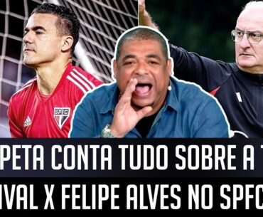 EXPÔS TUDO! "Cara, o Dorival AFASTOU o Felipe Alves do São Paulo porque..." Vampeta ABRE O JOGO!