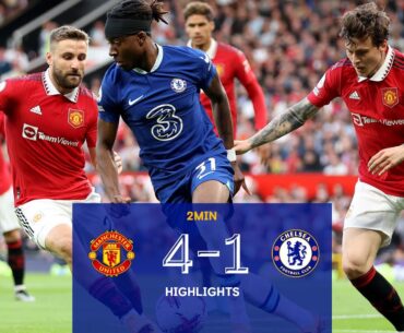 Manchester United 4-1 Chelsea | Highlights | Premier League 22/23