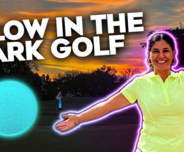 Glow Golf Winter Park 9 | Night Golf with Glow In the Dark Golf Balls