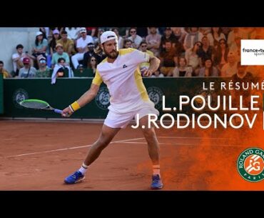 Roland-Garros 2023 : le résumé de L.Pouille vs J.Rodionov