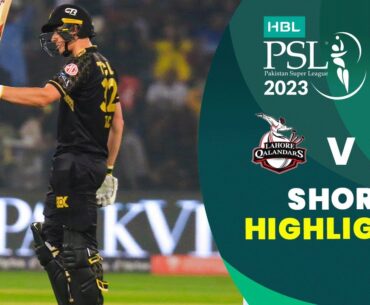 Short Highlights | Lahore Qalandars vs Peshawar Zalmi | Match 15 | HBL PSL 8 | MI2T