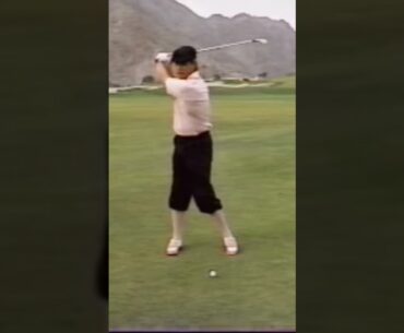 Payne Stewart - where to finish your backswing #shorts #golf #golfswing #golftips