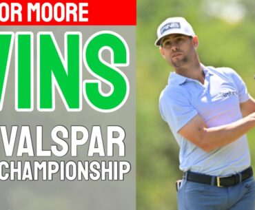 Taylor Moore | PGA Tour 2023 Valspar Championship Winner Press Conference Interview ⛳