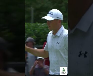 Incredible! Jordan Spieth & Rickie Fowler's One Hole, One Birdie Magic at Charles Schwab #Shorts