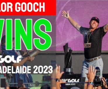 Talor Gooch | LIV Golf Adelaide 2023 Winner Press Conference Interview ⛳