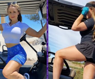 This Golf Girl's Amazing Trick You Won't Believe You Missed! Leah Gruber | Golf Swing