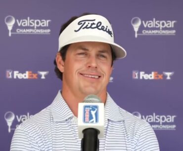 Cody Gribble Friday Flash Interview 2023 Valspar Championship · Round 2