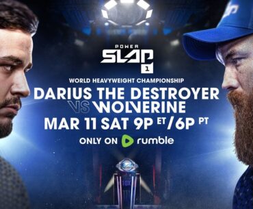 Power Slap 1: Darius The Destroyer vs Wolverine | Prelims