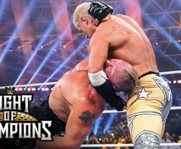 Brock Lesnar stops Cody Rhodes’ third Cross Rhodes in its tracks: WWE Night of Champions Highlights