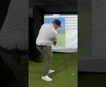 At the top of your backswing, you need to work your hands back down into the correct circle.