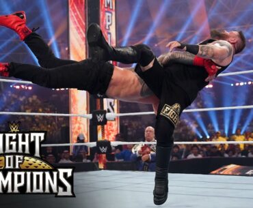 Roman Reigns answers Kevin Owens’ Stunner with a Spear: WWE Night of Champions Highlights