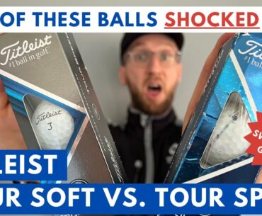 WHAT IS THE BEST MID PRICED TITLEIST GOLF BALL IN 2023? Titleist Tour Soft vs Tour Speed Comparison!