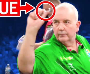 Darts Player Phil Taylor Cheating During PDC Matches