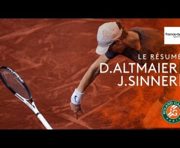 Roland-Garros 2023 : le résumé de J.Sinner vs D.Altmaier