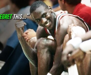 18 Year Old Michael Jordan Sent Him A Scary Message…