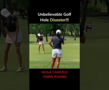 The Unplayable Hole That Forced a Golf Tournament to Stop! #golf #golflife #shorts
