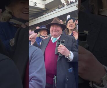 Pure emotion from Nicky Henderson watching Constitution Hill win ❤️