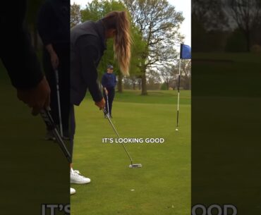 The perfect putt | golf girls on tour | #shorts #golf #golfers #golfing #golfgirls #livgolf #lpga