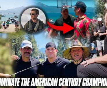 Pat McAfee, Aaron Rodgers, Miles Teller & AJ Hawk DOMINATE At American Century Golf Tournament