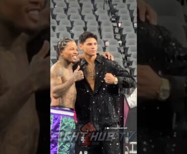 GERVONTA DAVIS EMBRACES RYAN GARCIA AFTER KO LOSS!