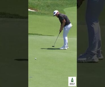 Unconventional Brilliance: Tyrrell Hatton's Club Drop Leads to Birdie on a Casual Hole #Shorts