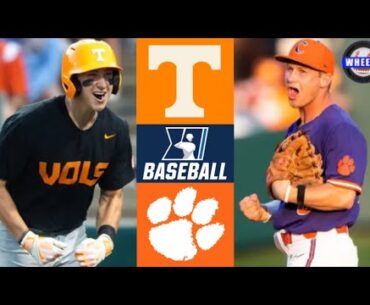 Tennessee v #4 Clemson (MUST WATCH AMAZING GAME) | Regionals Winners Bracket | 2023 College Baseball