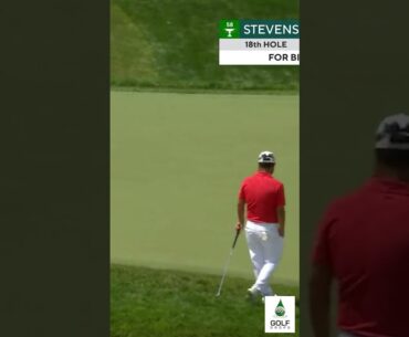 53 Feet Birdie Bomb: Sam Stevens' Unforgettable Shot at The Memorial Tournament 2023 #Shorts