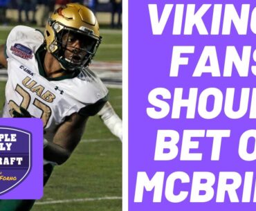 Will Minnesota Vikings rookie RB DeWayne Mcbride contribute immediately?