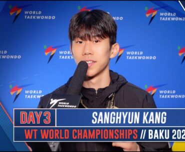 SANGHYUN KANG INTERVIEW // 2023 BAKU WORLD CHAMPION (M-87KG)