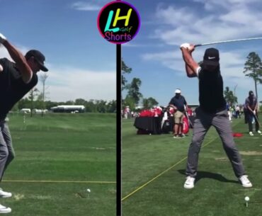 BROOKS KEOPKA | DRIVER | SLOW MOTION GOLF SWING | FACE ON & DOWN THE LINE