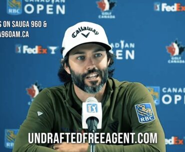 Adam Hadwin does not seem happy about the PGA Tour and LIV merger