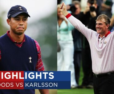 Tiger Woods vs Robert Karlsson | Extended Highlights | 2006 Ryder Cup