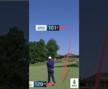 Unfortunate Bounce  Hideki Matsuyama's Approach Hits the Flagstick at The Memorial Golf #Shorts