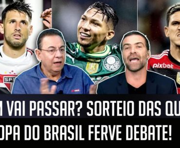 "VOCÊ É UM BRINCALHÃO? Quem VAI PASSAR é o..." SORTEIO da Copa do Brasil faz DEBATE FERVER!