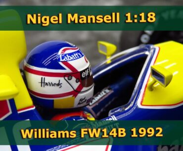 Nigel Mansell - Williams Renault FW14B - F1 1992 - Minichamps F1 1:18 model car