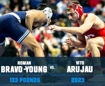 Vito Arujau vs. Roman Bravo-Young - 2023 NCAA Wrestling Championship (133 lbs)