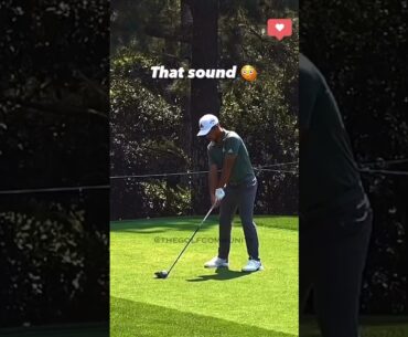 The sound of this amazing swing 🔥🔥 by Xander Schauffele #shorts #golf #golfswing #golfing #golfer