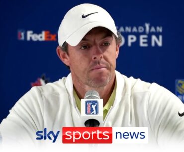 Rory McIlroy reacts to the PGA Tour, DP World Tour & LIV Golf merger