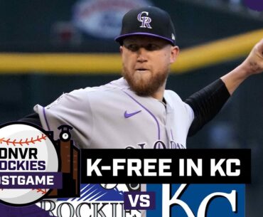 Kyle Freeland dips toe in Perfect Game water, but Kansas City Royals avoid sweep to Colorado Rockies