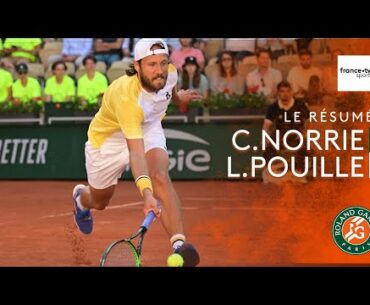 Roland-Garros 2023 : le résumé de L.Pouille vs C.Norrie
