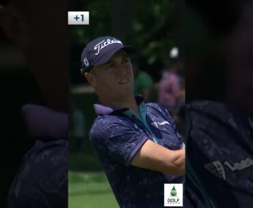 Intense Focus: Justin Thomas Stares It Down and Sets Up Birdie at The Memorial Tournament #Shorts